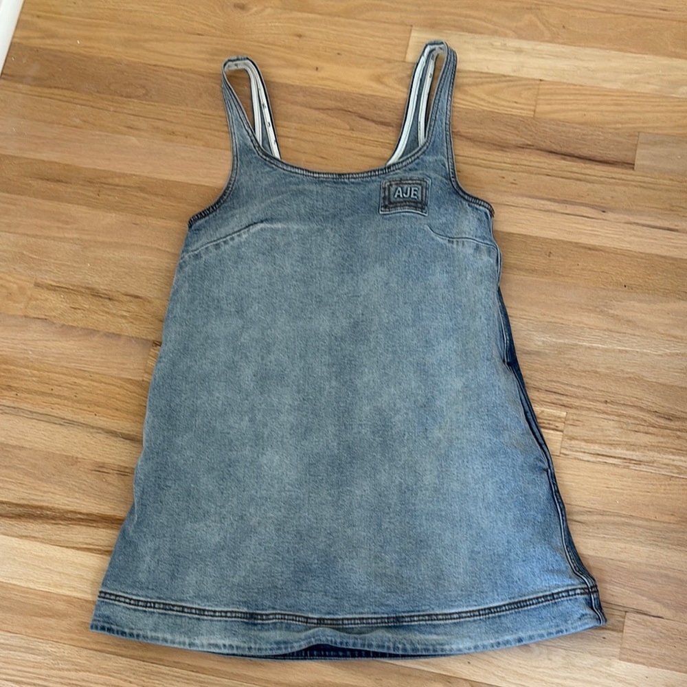 Aje Blue Denim Dress